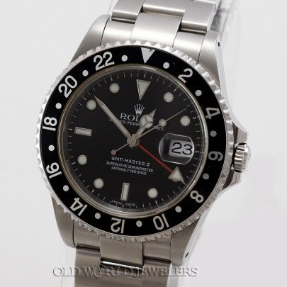 Rolex GMT Master II Ref 16710 Steel Black Dial